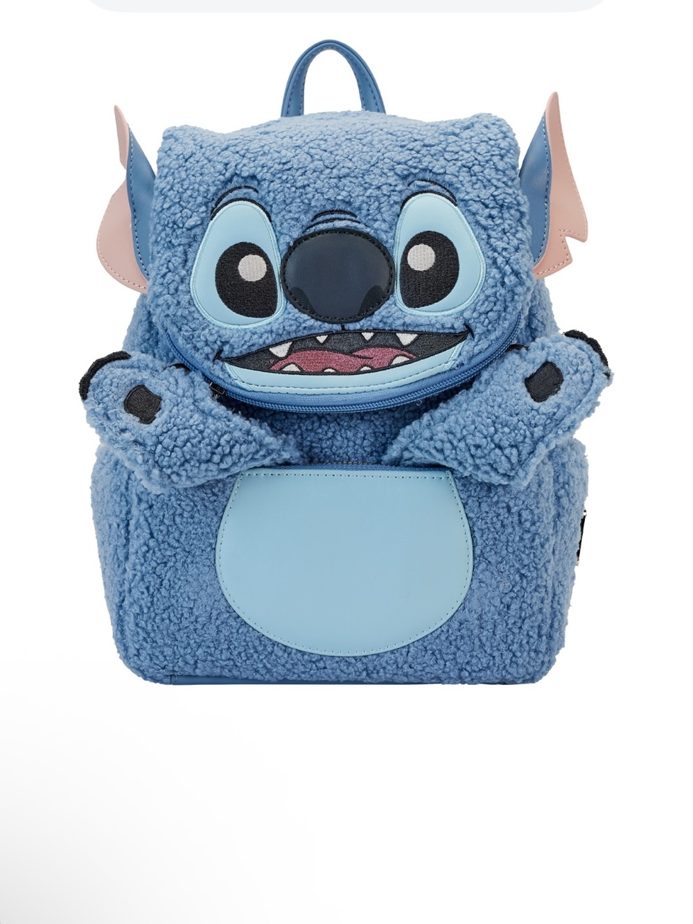 Stitch Plush Sherpa Cosplay Mini Backpack Brand New With Tags 💙💙